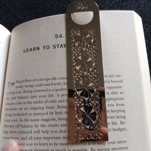 Ireland silver tone bookmark